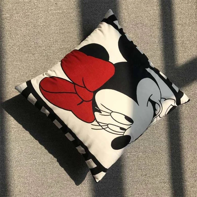 Disney Pillowcase Cushion Cover Mickey Minnie Mouse Pillow