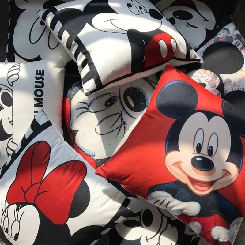Disney Pillowcase Cushion Cover Mickey Minnie Mouse Pillow