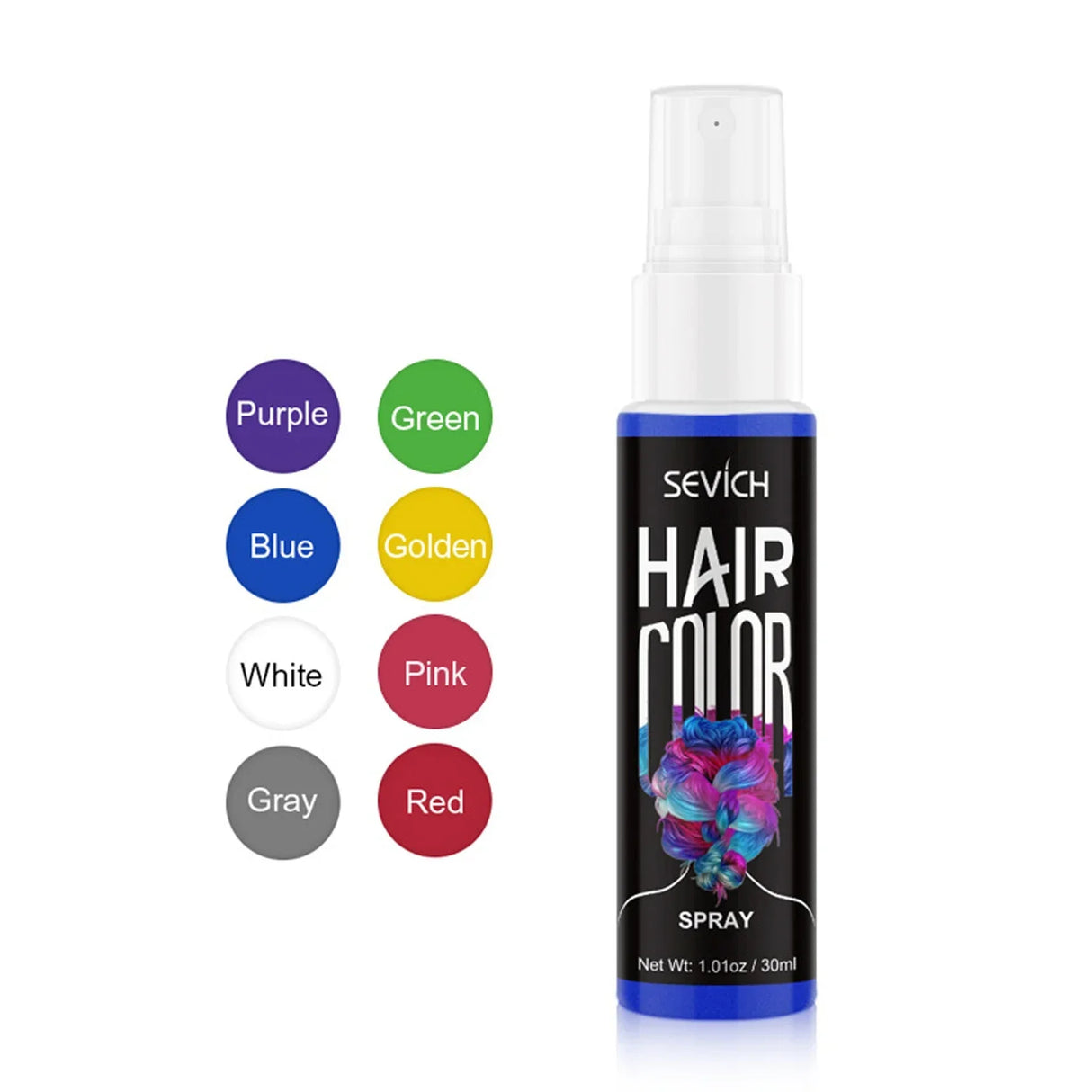 Disposable Hair Dye Spray Temporary Hair Spray DIY