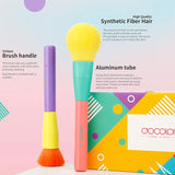 Docolor Colorful Makeup brushes set Cosmetic Foundation Powder