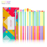 Docolor Colorful Makeup brushes set Cosmetic Foundation Powder