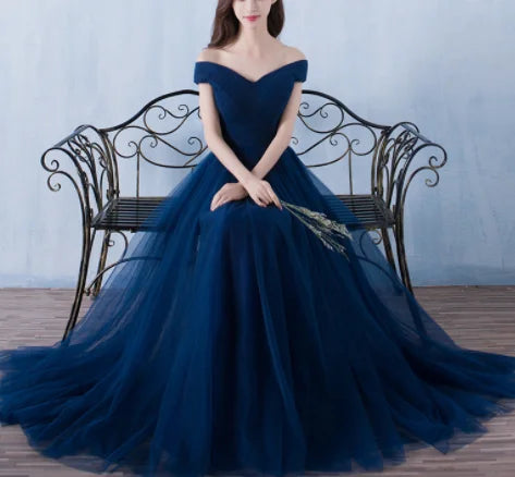 DongCMY New Elegant Off Shoulder Party Dresses Formal