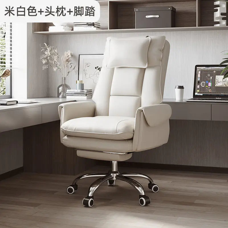 Double Backrest Office Chair Rotatable Adjustable Computer Sofa