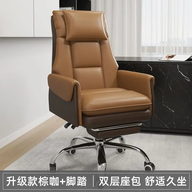 Double Backrest Office Chair Rotatable Adjustable Computer Sofa