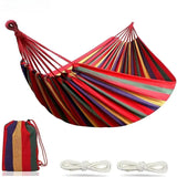 Double Hammock 2 Person Canvas Cotton Hammock with