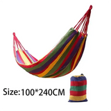 Double Hammock 2 Person Canvas Cotton Hammock with