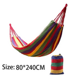 Double Hammock 2 Person Canvas Cotton Hammock with