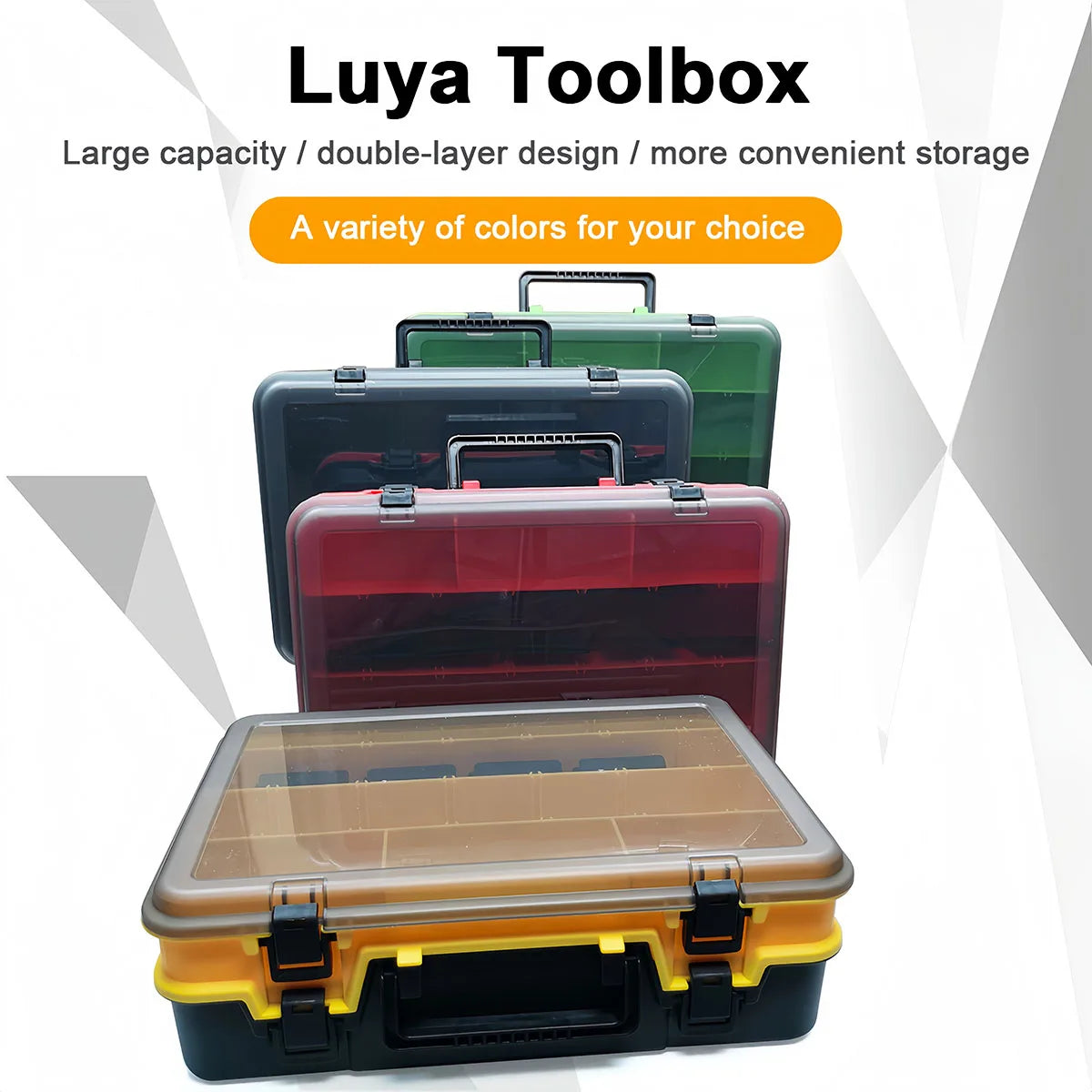 Double Layer Fishing Tackle Boxes Portable Fishing Accessories