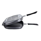 Double Sided BBQ Frying Pans Stainless Steel Steak