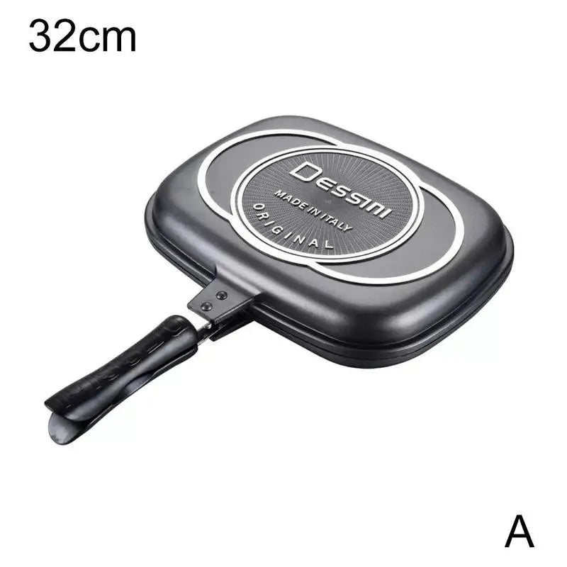 Double Sided BBQ Frying Pans Stainless Steel Steak