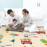 Double-sided Foldable Children Carpet Cartoon Baby Play Mat