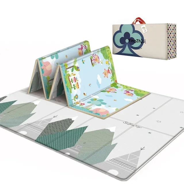 Double-sided Kids Rug Soft Foam Carpet Game Playmat