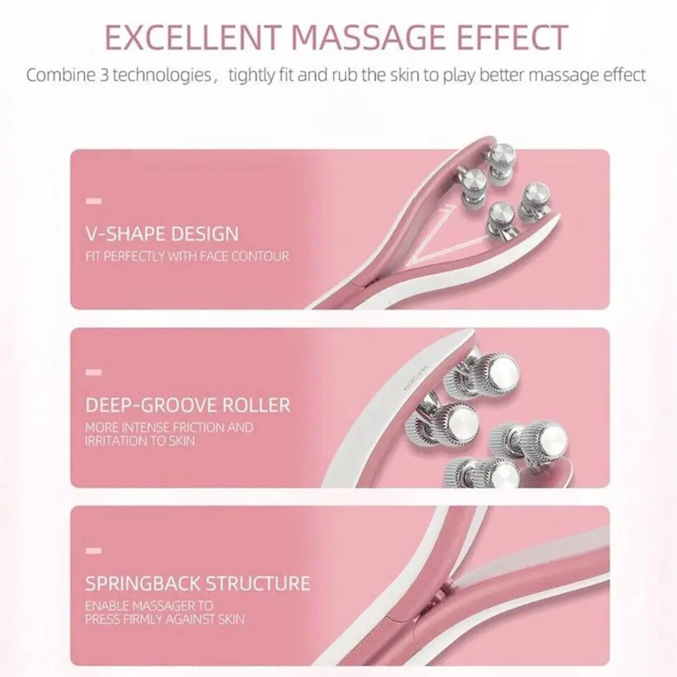 EMS Face Lifting Roller Y Shape Face Lifting