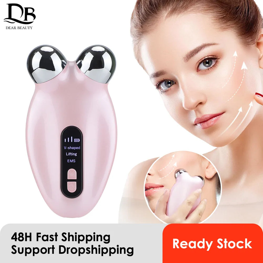 EMS Facial Massager Roller Microcurrent Face Lifting Machine