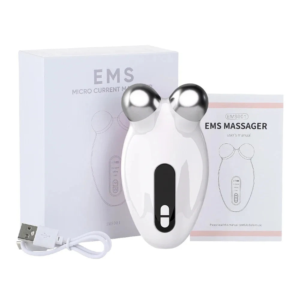 EMS Facial Massager Roller Microcurrent Face Lifting Machine