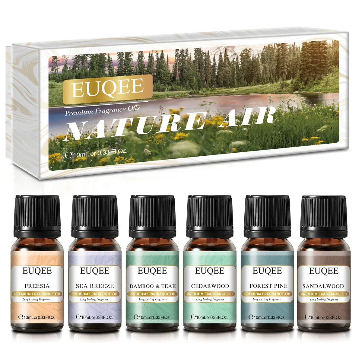 EUQEE 6pcs/set Fragrance Oil Gift Kit For Diffuser