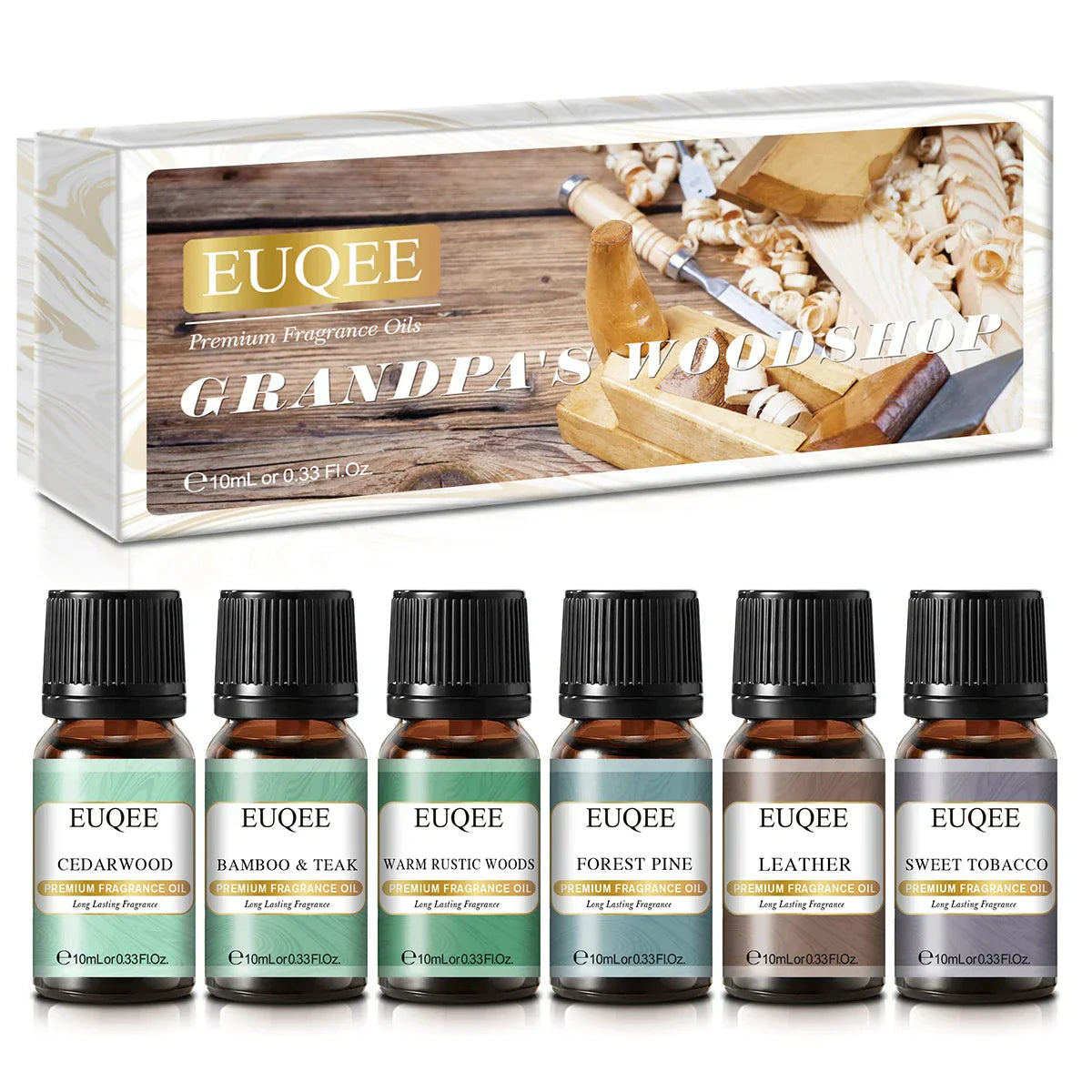 EUQEE 6pcs/set Fragrance Oil Gift Kit For Diffuser