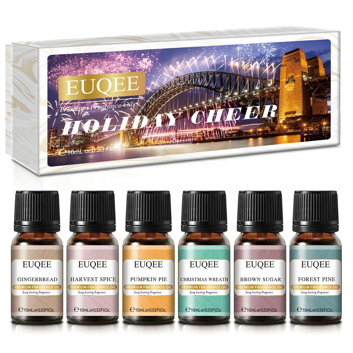 EUQEE 6pcs/set Fragrance Oil Gift Kit For Diffuser