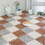 EVA Foam Floor Mat Interlocking Puzzle Tile Wooden