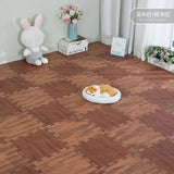 EVA Foam Floor Mat Interlocking Puzzle Tile Wooden