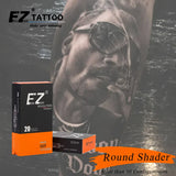 EZ Revolution Cartridge Tattoo Needles Round Shader #12