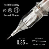 EZ Revolution Cartridge Tattoo Needles Round Shader #12