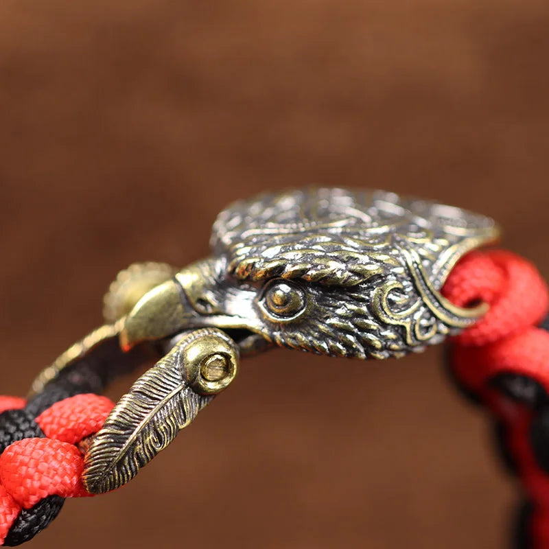 Eagle Head Brass Buckle EDC Outdoor DIY Woven