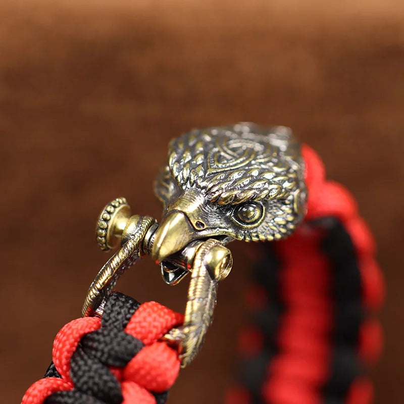 Eagle Head Brass Buckle EDC Outdoor DIY Woven