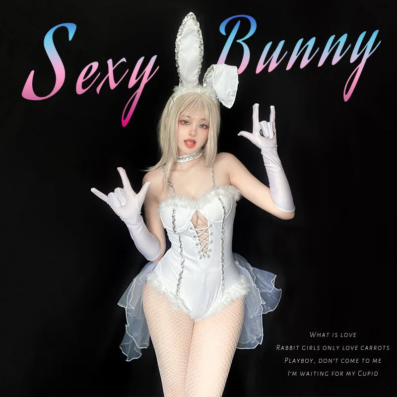 Easter Bunny Costume Sexy Bunny Costume Suit For