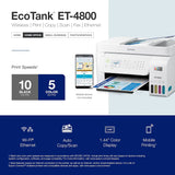 EcoTank ET-4800 Wireless All-in-One Cartridge-Free Supertank Printer