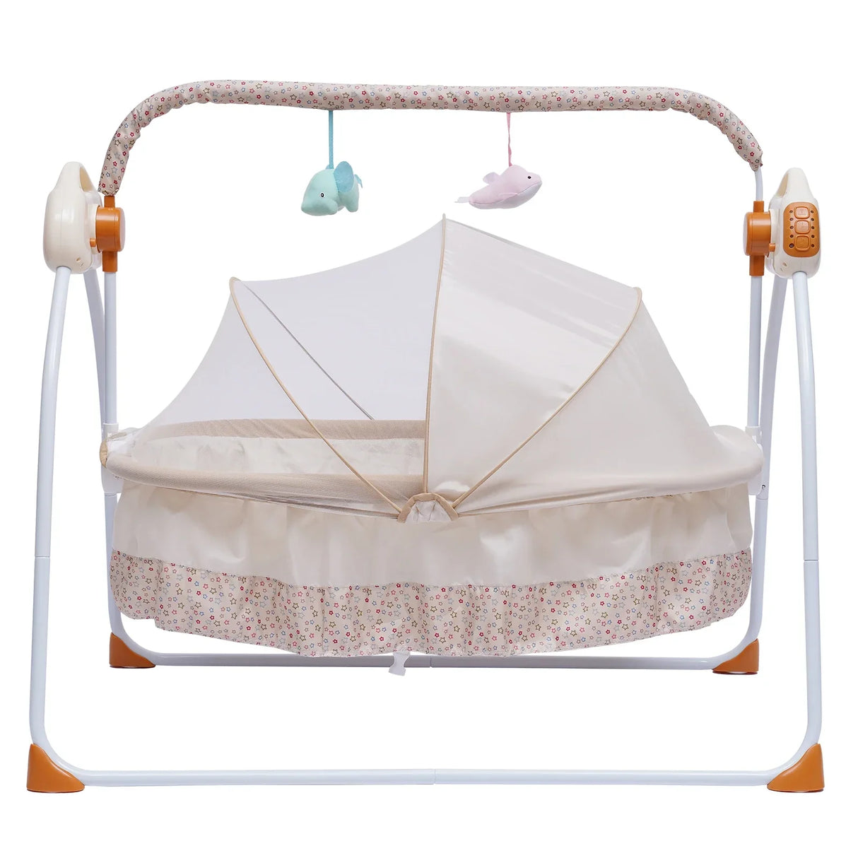 Electric Baby Cradle Auto Swing Rocker Cot Infant