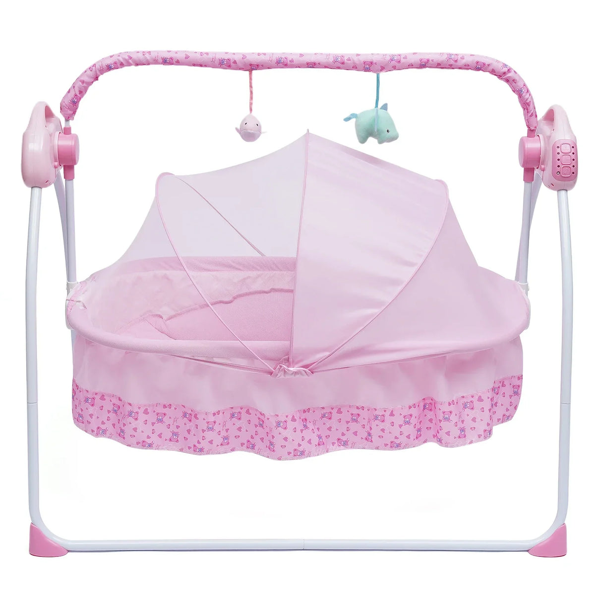 Electric Baby Cradle Auto Swing Rocker Cot Infant