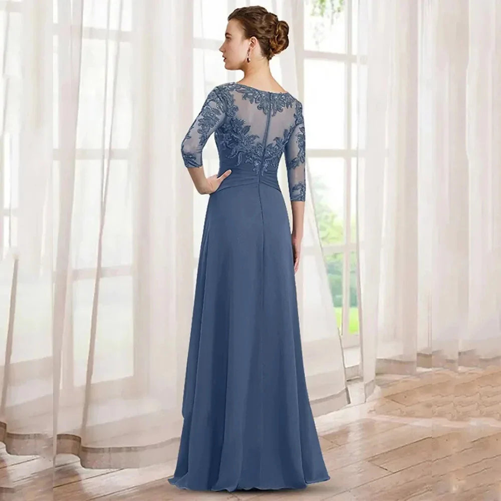 Elegant ALine Mother Of the Bride Dresses Chiffon