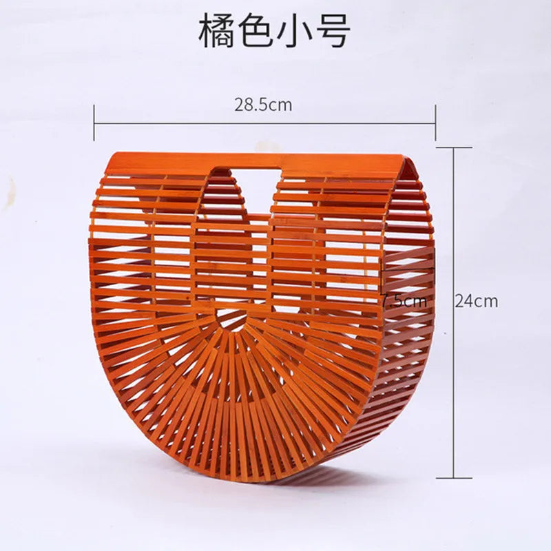 Elegant Female Weave Tote bag 2022 Fashion Women's