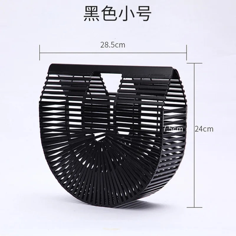 Elegant Female Weave Tote bag 2022 Fashion Women's