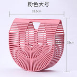 Elegant Female Weave Tote bag 2022 Fashion Women's