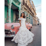 Elegant OneShoulder Solid Ruffle Long Evening Dress Summer