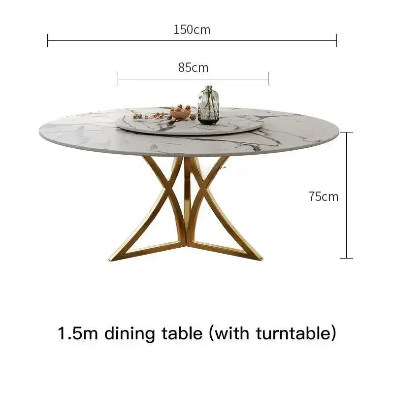 End Round Table Chair Conference Hallway Dining Table