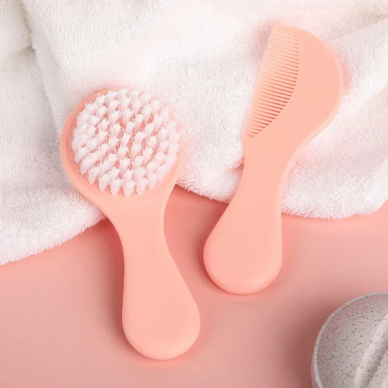 Ergonomic Baby Hair Brush & Comb Kits Hair