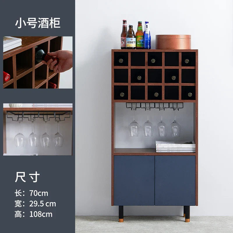 European Floor Bar Cabinet Wine Rack Hotel Restaurant