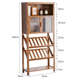 European Floor Bar Cabinet Wine Rack Hotel Restaurant