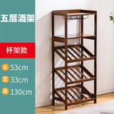 European Floor Bar Cabinet Wine Rack Hotel Restaurant