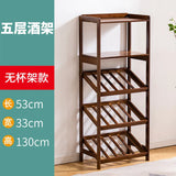 European Floor Bar Cabinet Wine Rack Hotel Restaurant