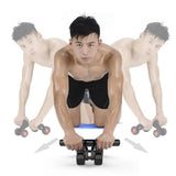 Exercise Abdominal Roller with Pull Rope, Fitness Resistance