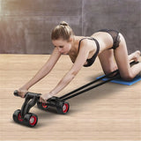 Exercise Abdominal Roller with Pull Rope, Fitness Resistance