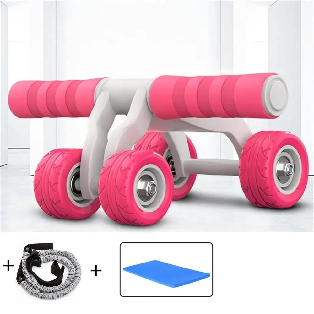 Exercise Abdominal Roller with Pull Rope, Fitness Resistance