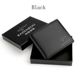 Exquisite Cowhide Genuine Leather Men’s Wallets Waterproof Credit Business Card Holder Male Passport Cover Short Fold Purses