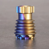 F Titanium Alloy Knife Beads Pendant Umbrella Rope