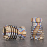 F Titanium Alloy Knife Beads Pendant Umbrella Rope