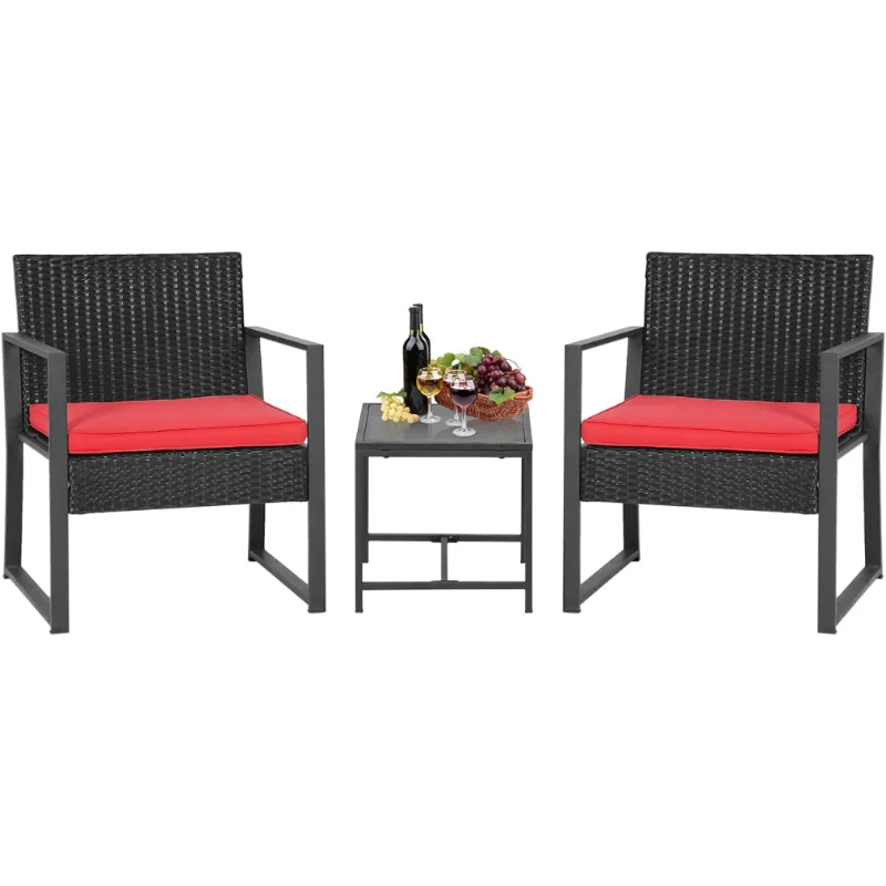 FDW Patio Furniture Sets 3 Piece Outdoor Bistro